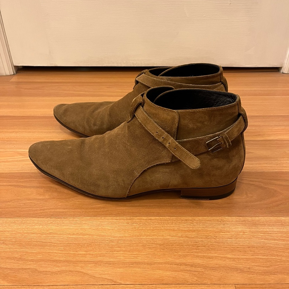 Saint Laurent London 20 Cropped Jodhpur Boots